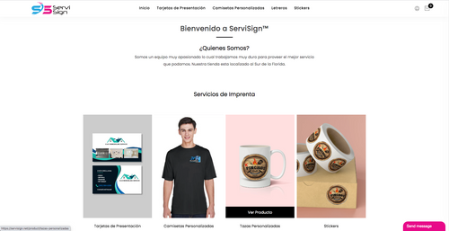 ServiSign™ Ecommerce Website